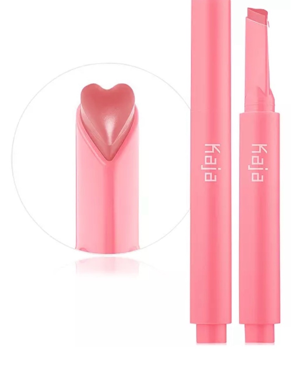 Two (2) Kaja Heart-Shaped Pink Lipstick Twist-Up in Sweet Talk